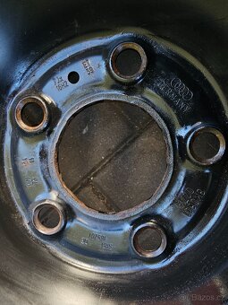 Plechové disky ET39 5x112 AUDI A4 7J R16 - 2