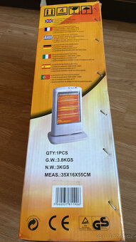 Halogen heater 1200 W - 2