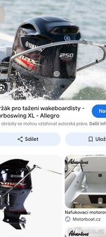 Otevřená motor.lod Ranieri 510, tažné na vlečení lyžaře - 2