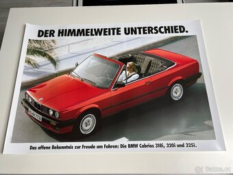 Originál plakáty BMW E36 a E30 A1 84x59cm TOP - 2