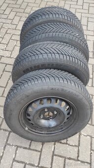 185/70 r14 zimní, letní - 2x 6,5 a 2x 6mm.Opel Corsa kola. - 2