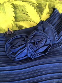 Modré mini šaty - 2