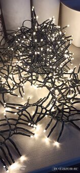 Svítící řetězy 3 ks teplá bílá - 2