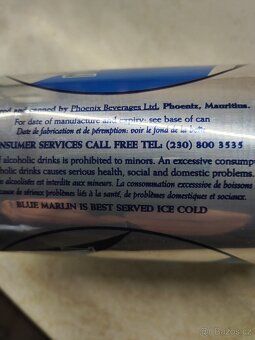 Plechovka od piva BLUE MARLIN - Mauritius - 2