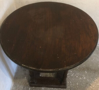 Starožitný kruhový stůl - 2