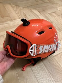 Lyzarska helma a bryle 52-58 cm - 2