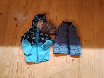 Dětská vesta a bunda s čepici - 2