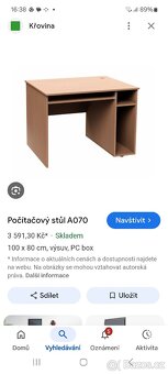 Psací stůl,  počítačový stolek - 2