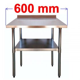 Nerezový pracovní  stůl 60/60 cm - 2