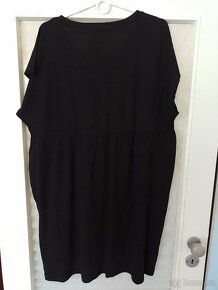 Nové bavlněné černé šaty vel.46 - 2