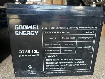 Gelové trakční baterie Goowei Energy 12v/100ah - 2
