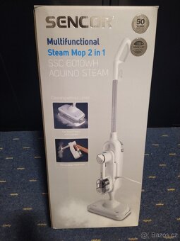 Multifunkční parní mop 2v1 SENCOR SSC 6010WH (nový) - 2