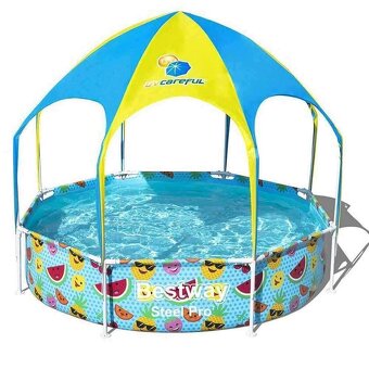 Bestway Dětský bazén se stříškou, Ø 2,44 x 0,5m - 2