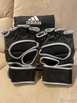 MMA profi bojové rukavice ADIDAS - pravá kůže - 2