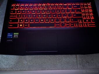 HERNÍ MSI GF66  RTX 3060-RAM 16GB-SSD 512GB-15.6" 144Hz - 2