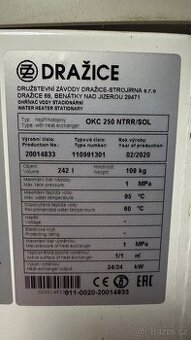 Ohřívač vody Dražice OKC 250 NTRR/SOL - 2