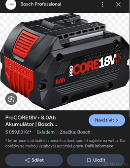 BOSCH nářadí NOVÉ - 2