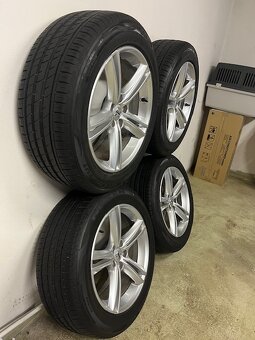 P: ALU KOLA VOLVO 5x108 8X18 ET42 NOVÉ PNEU 245/50/R18 - 2