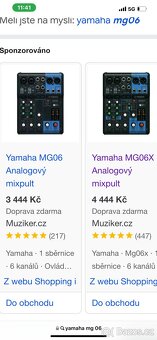 Yamaha MG06 - 2