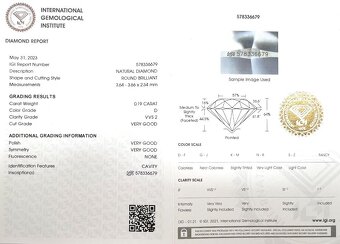 Zásnubní prsten z bílého zlata a s brilianty 0,19 CT - 2