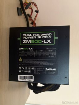 Počítačový zdroj Zalman ZM500-LX (500 W) 84+ - 2