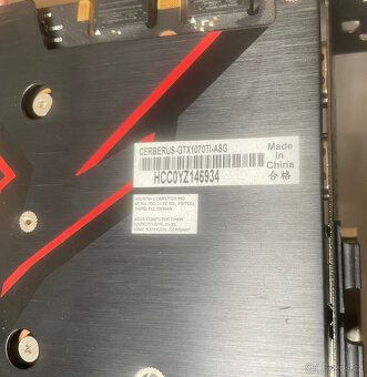 ASUS CERBERUS GTX 1070 Ti 8GB - 2