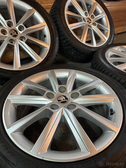 ALU Kola ŠKODA 5x112 R17 TERON Zimní Pneu 225/45/17 - 2