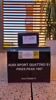 Audi Quattro S1 Pikes Peak Walter Röhrl, 1/18 AUTOart - 2