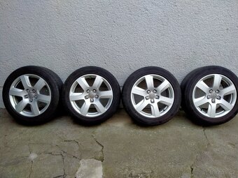 Alu kola originál Audi, 8J x r17, 5x112, ET 39, Letní pneu - 2