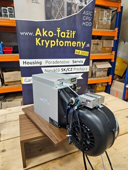 Radiální ventilátor – odhlučnění pro ASIC_minery - 2