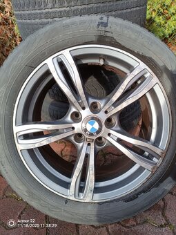 ALU kola BMW obuté na zimních pneu - 2