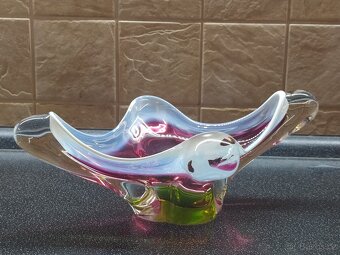 Mísa po mamince - hutní sklo - 2