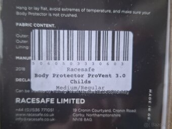 Jezdecká bezpečnostní vesta,  dětská - 2