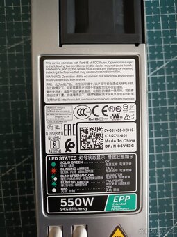 Dell zdroj 550W PowerEdge - 2