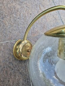 Nástěnná lampa, skleněná koule - 2