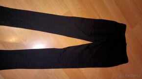 Dívčí černé úzké kalhoty vel. 158 - 2