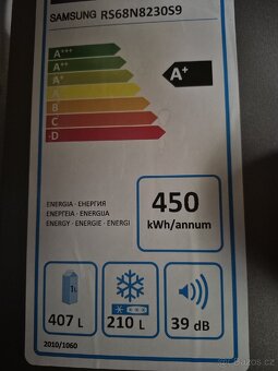 Lednice samsung a mrazakem - 2
