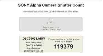 Bezzrcadlovka Sony Alpha A9II v záruce do 10/2026 - 2