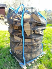 Palivové dřevo-odkory  měkké řezané- Big Bag - 2