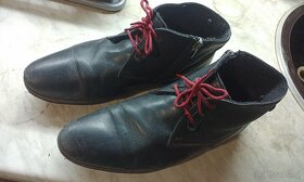 Zimní kožené boty kotníkové 42 - 2