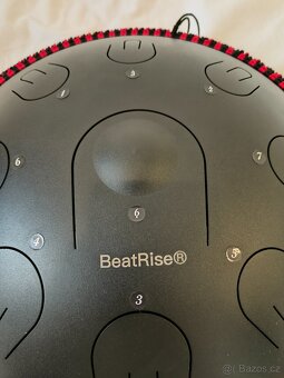 BeatRise 9 Notes 14 Inch Handpan Drum in Key D Minor (Black) - 2