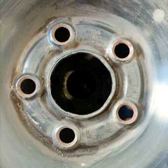 14" plechová kola – 5x100 – ŠKODA (VW, SEAT, AUDI) - 2