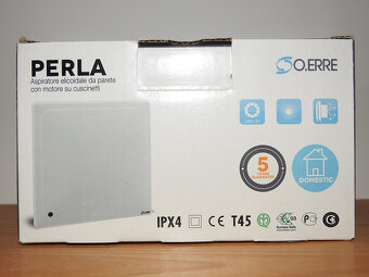 Nový axiální ventilátor O.ERRE Perla 10/4" - 2