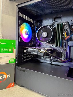 Herní PC Ryzen 1700X / 16GB / GTX1060 / 1TB nvme - 2