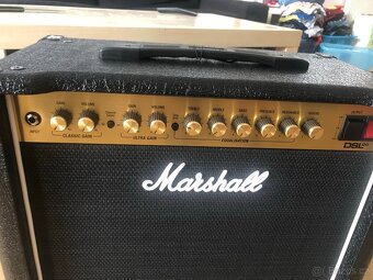 Prodám celo lampové kytarové kombo Marshall DSL20CR - 2