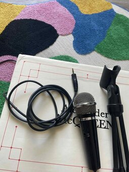 Trust drátový mikrofon se stojánkem, 3,5mm jack AUX, dlouhý - 2