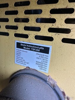 Stolni kotoucova pila TS250 - 2