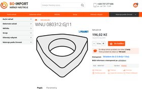 Podložky pod destičku WN.. 0804.. (Pramet WNU 080312 GJ11) - 2