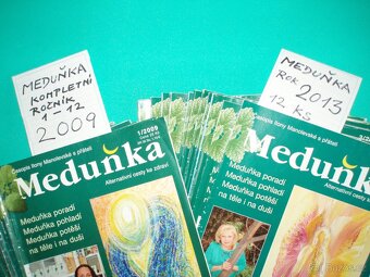 časopisy Meduňka-staré ročníky 2009, 2013 - 2