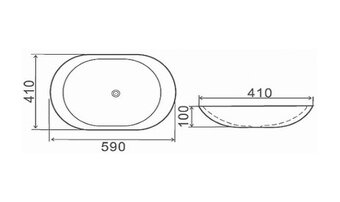 Prodám nové umyvadlo Moby bílá - 2